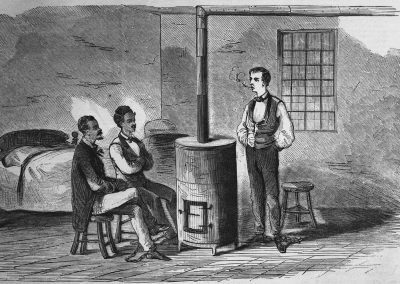 Shields Green and John Copeland in prison cell with Albert Hazlett