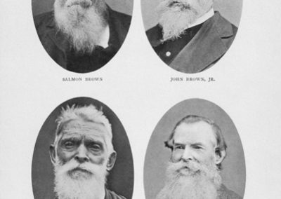 Brown's four surviving sons in old age, Owen at lower right