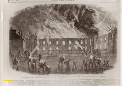 Burning of the Arsenal at Harpers Ferry